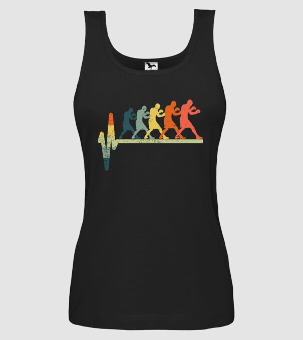 Box EKG model negru pe tricou