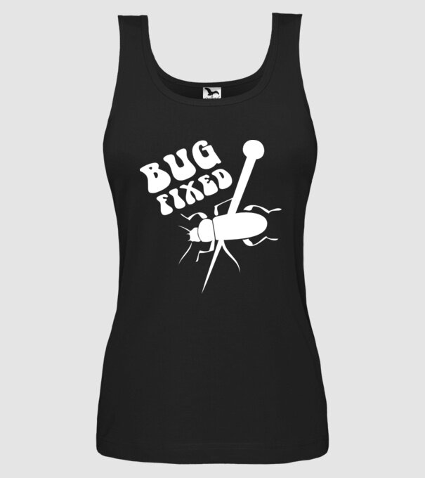 Bug fixed model negru pe tricou