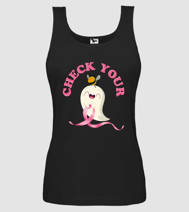 Check your boo-bees model negru pe tricou