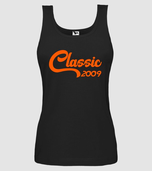 Classic 2009 model negru pe tricou
