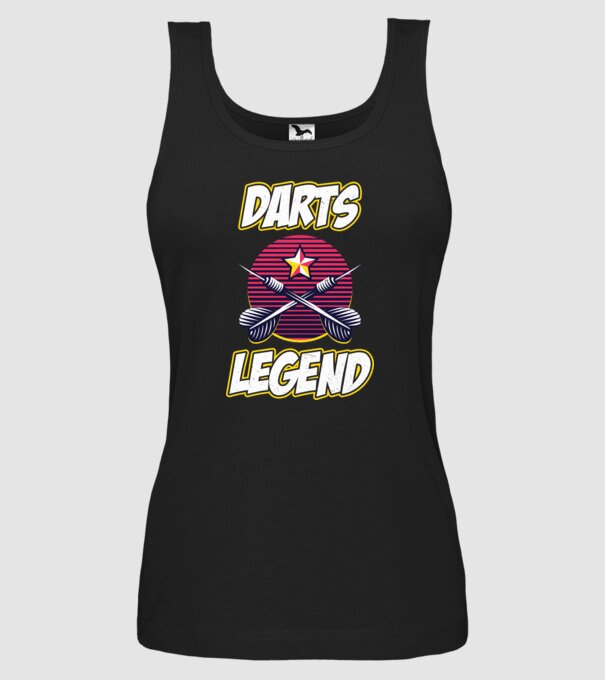 Darts legend model negru pe tricou