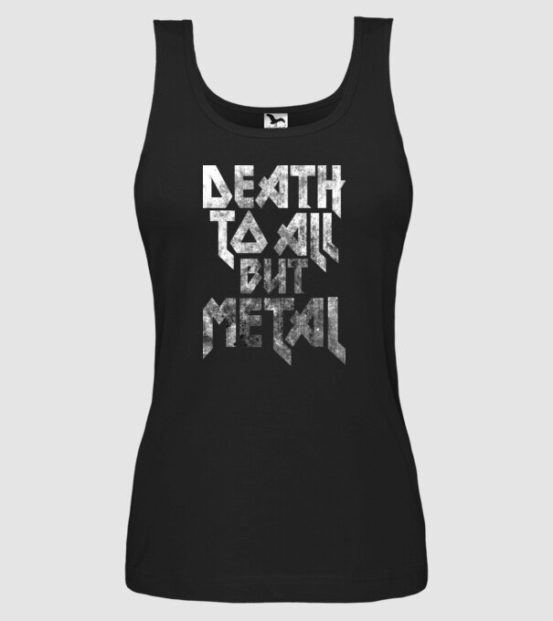 Death but metal model negru pe tricou