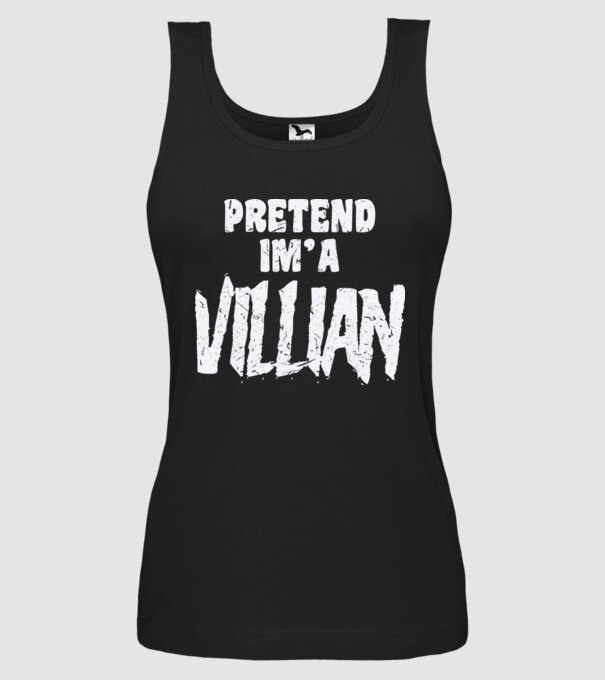 Villian carnaval model negru pe tricou
