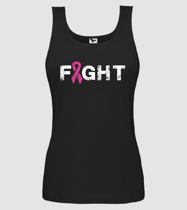 Fight model negru pe tricou