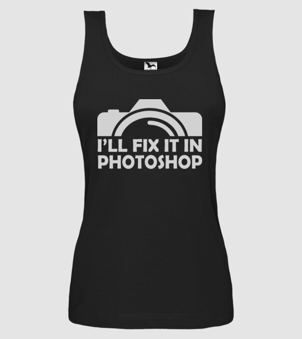 Fix in PS model negru pe tricou