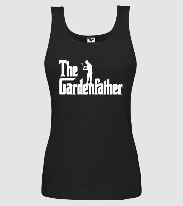 The Gardenfather model negru pe tricou