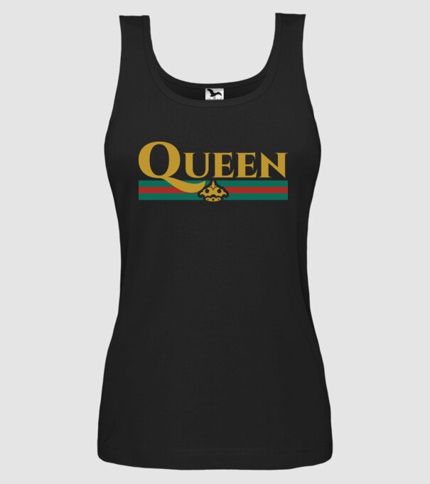 Gucci queen model negru pe tricou