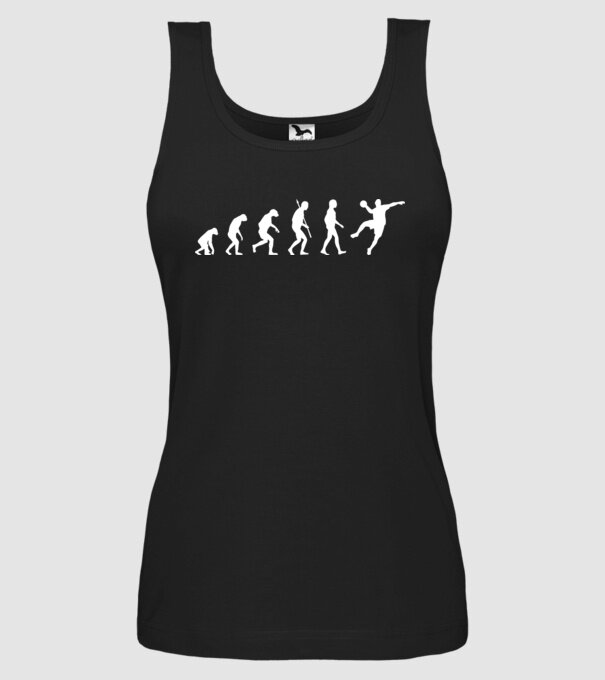 Handball evolution model negru pe tricou