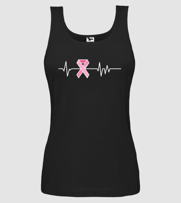Heartbeat faith model negru pe tricou