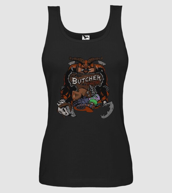 Heroes of the Storm - Butcher (snapsleek) model negru pe tricou