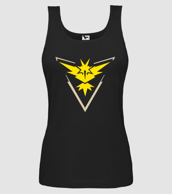 Instinct team logo model negru pe tricou