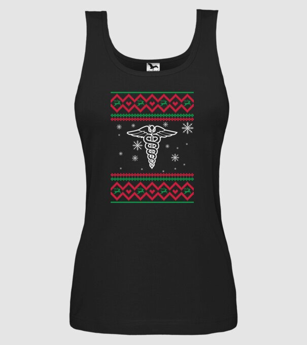 Model tricotat de Crăciun - medicină model negru pe tricou