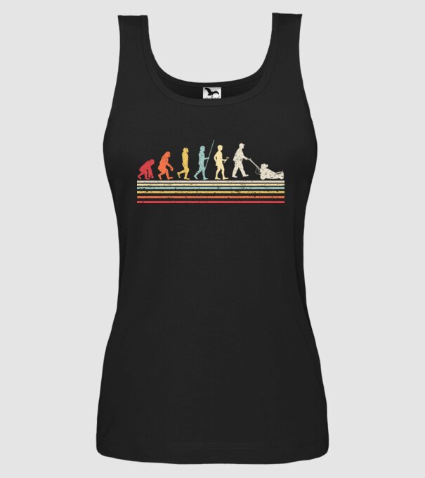 Evoluție Grădinar model negru pe tricou