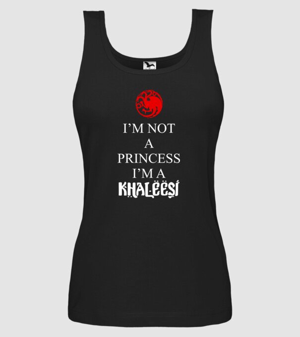 khaleesi model negru pe tricou