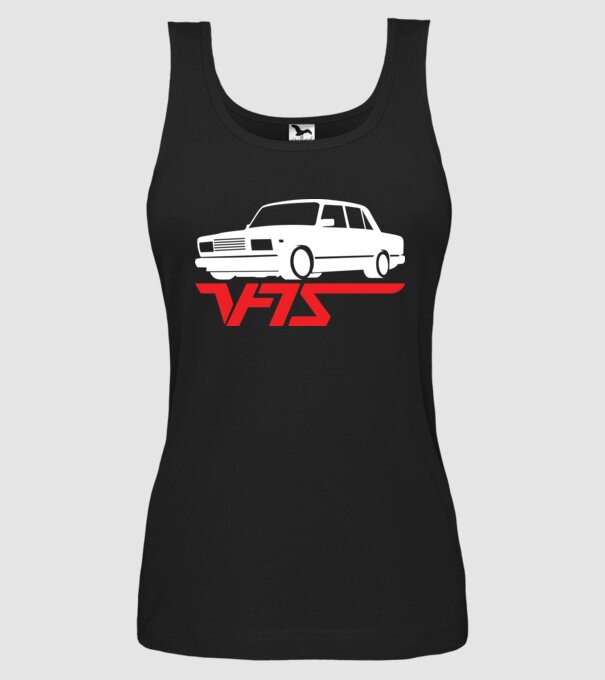 Lada model negru pe tricou