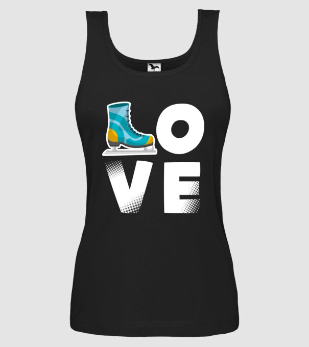love model negru pe tricou