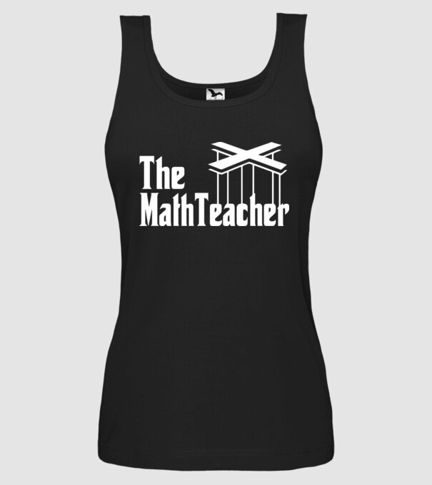 Profesor de matematică Mathteacher Godfather model negru pe tricou