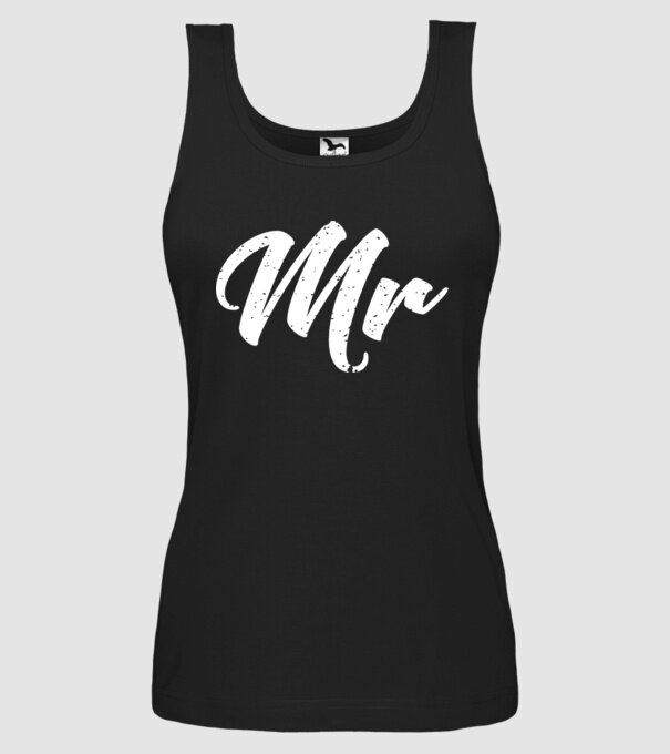 Mr 1 model negru pe tricou
