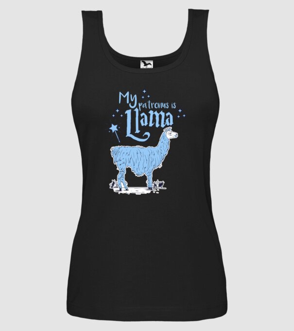 My patronus is Llama model negru pe tricou