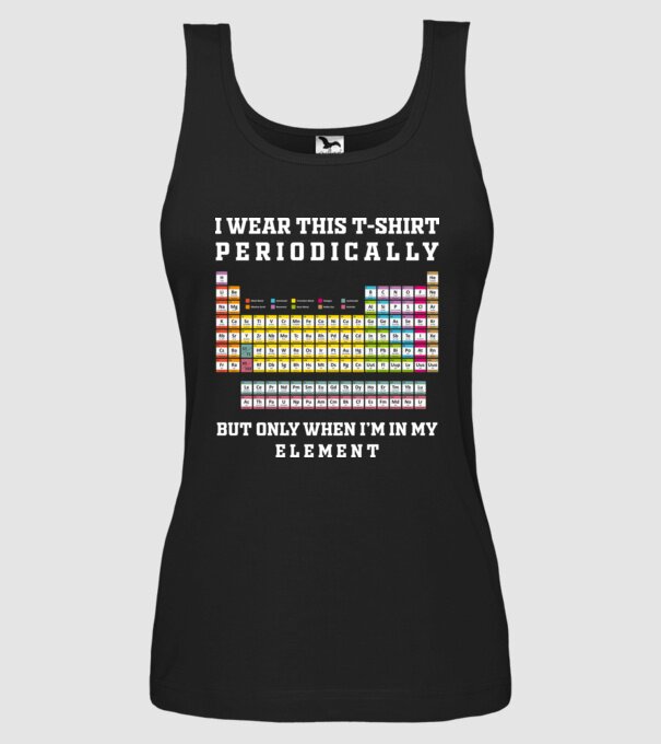 Periodically model negru pe tricou