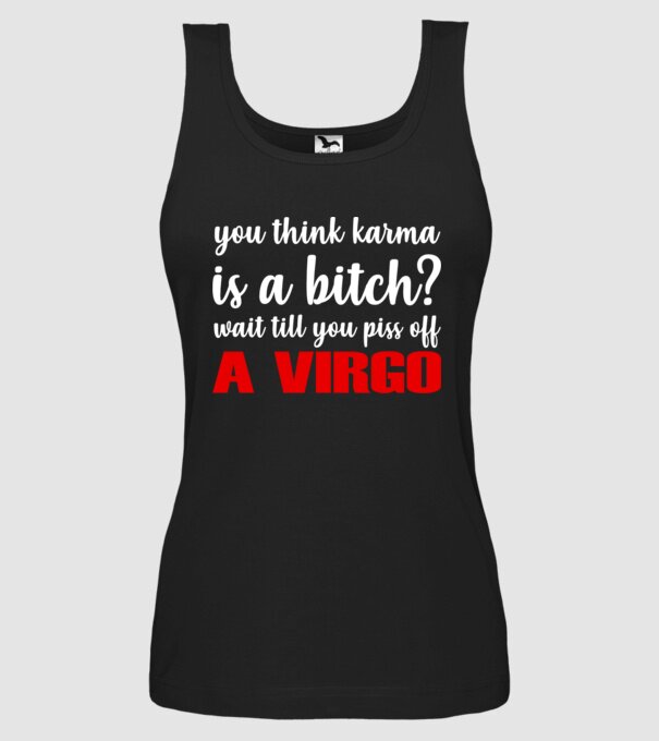 Piss of a VIRGO model negru pe tricou