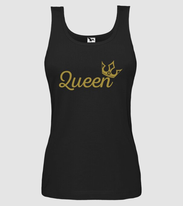 Queen model negru pe tricou