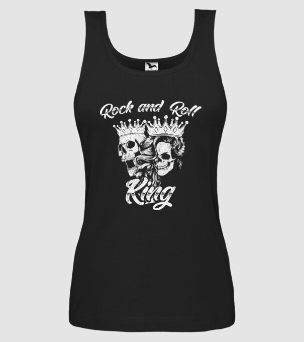 RNR KING model negru pe tricou