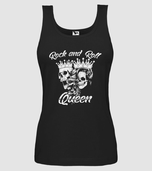 RNR QUEEN model negru pe tricou