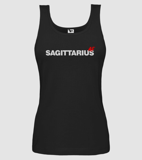 SAGITTARIUS as fuck model negru pe tricou