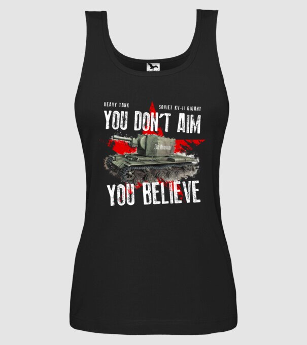 Soviet kv-II model negru pe tricou
