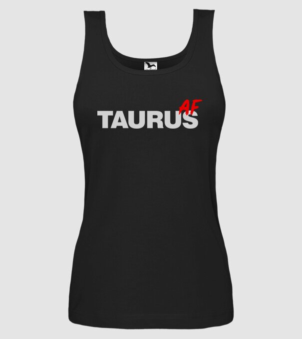 TAURUS as fuck model negru pe tricou