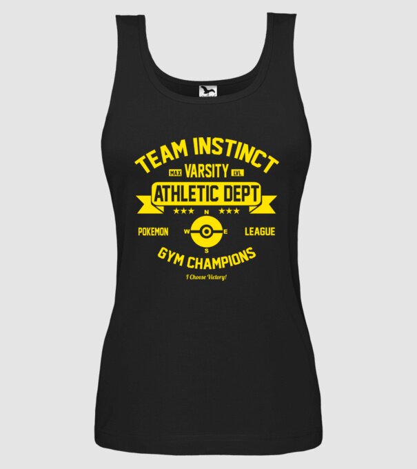 Team instinct champions model negru pe tricou