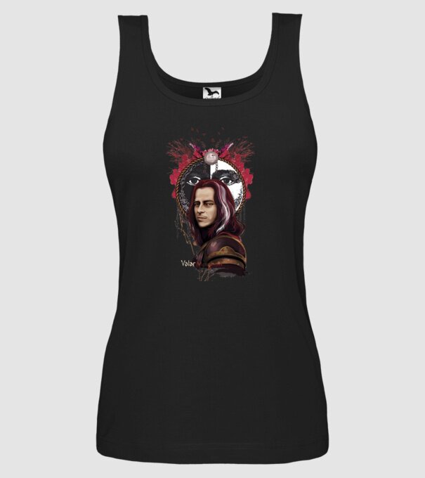 Valar Morghulis model negru pe tricou