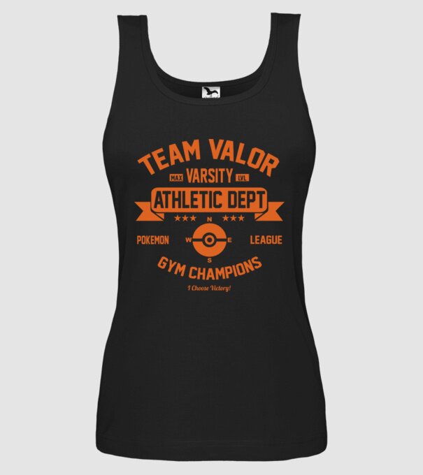 Valor champions model negru pe tricou