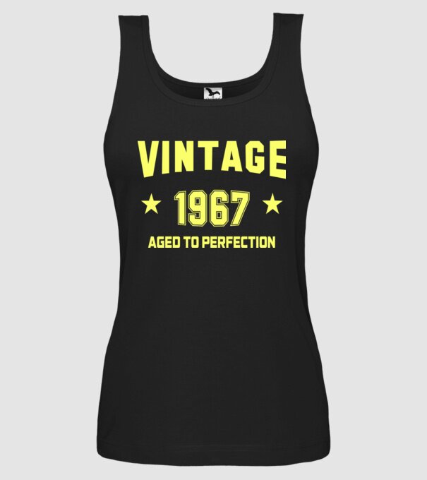 Vintage - 1967 model negru pe tricou