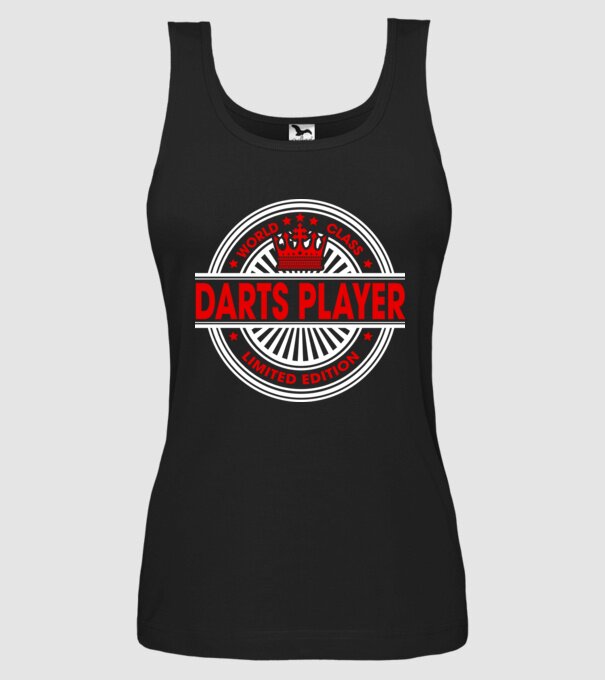 World class DARTS model negru pe tricou