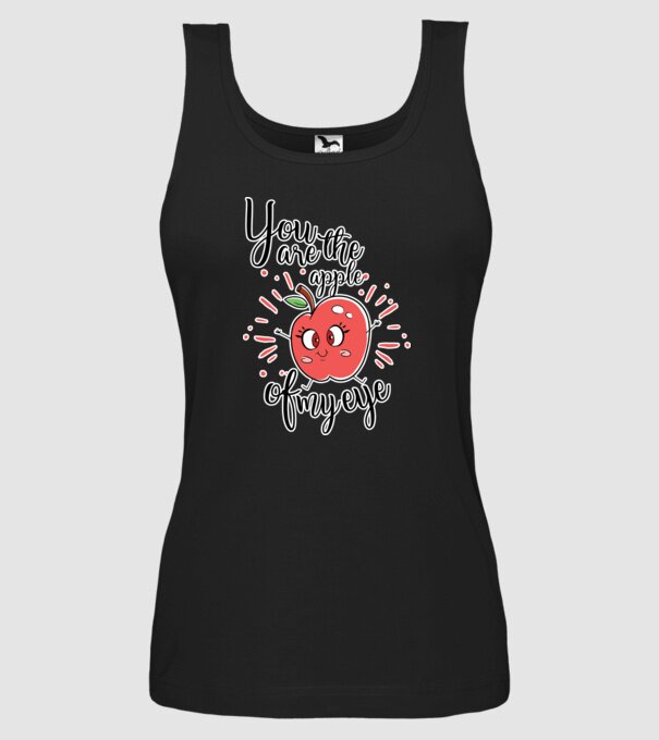 You drive me bananas you are the apple of my eye model negru pe tricou