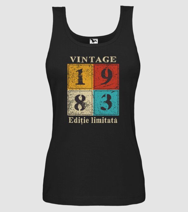 1983 - Ediție limitată model negru pe tricou