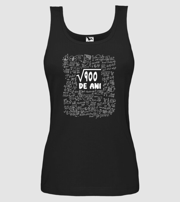 √900 de ani model negru pe tricou