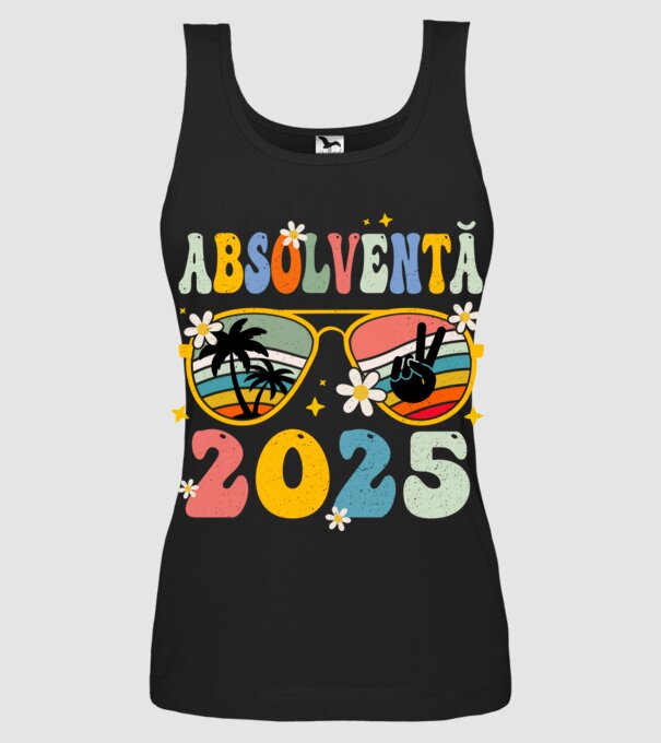 Absolventă 2025 model negru pe tricou