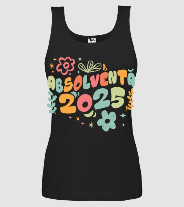 Absolventă 2025 model negru pe tricou