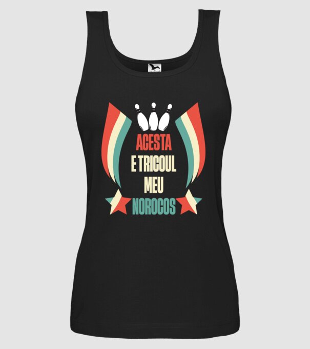 acesta e tricoul meu norocos model negru pe tricou