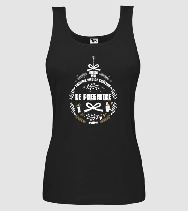 acesta este tricoul meu de Crăciun_de pregătire model negru pe tricou