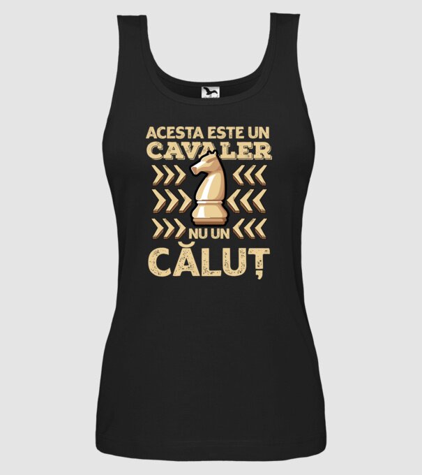 Acesta este un cavaler, nu un căluț model negru pe tricou