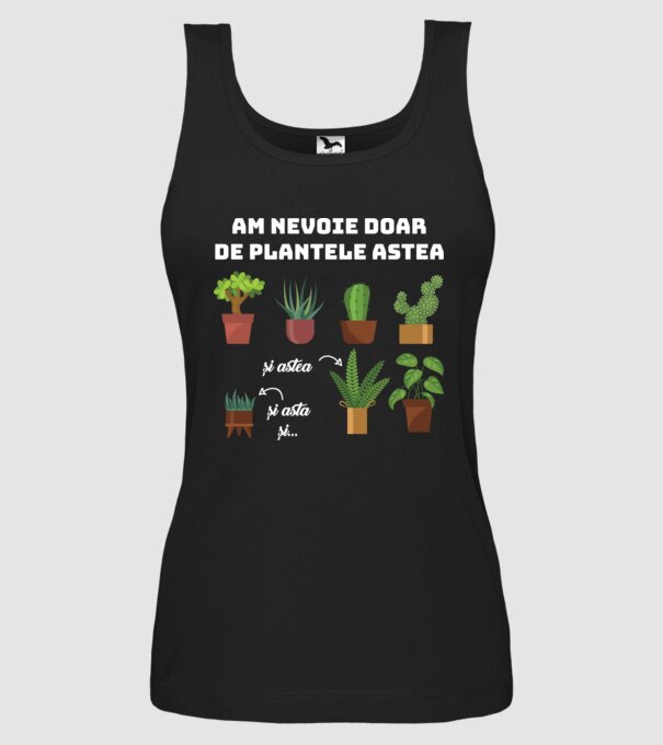 am nevoie doar de plantele astea model negru pe tricou