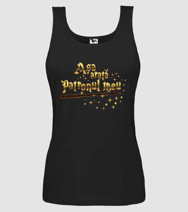 Așa arată patronul meu model negru pe tricou