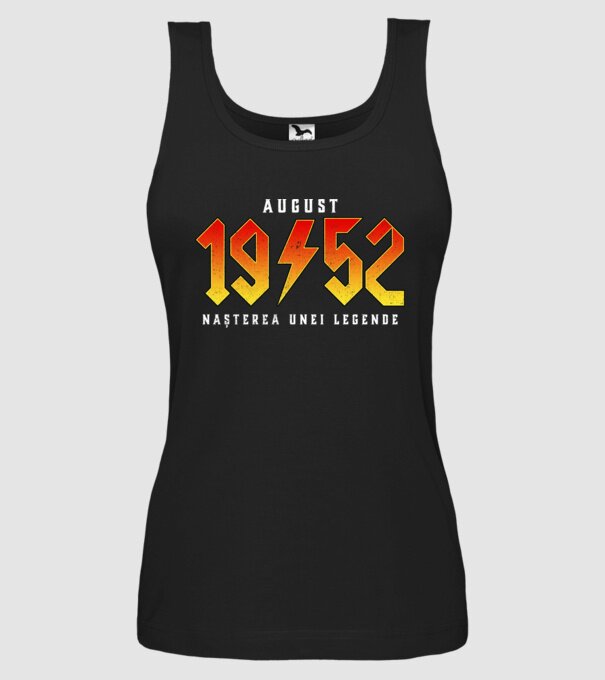 August 1952 nașterea unei legende model negru pe tricou