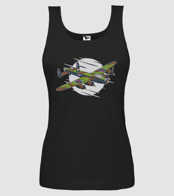 Avioane model negru pe tricou