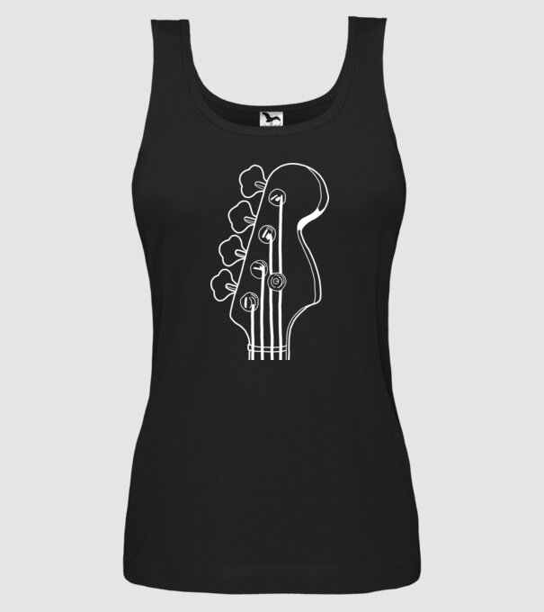 bass model negru pe tricou