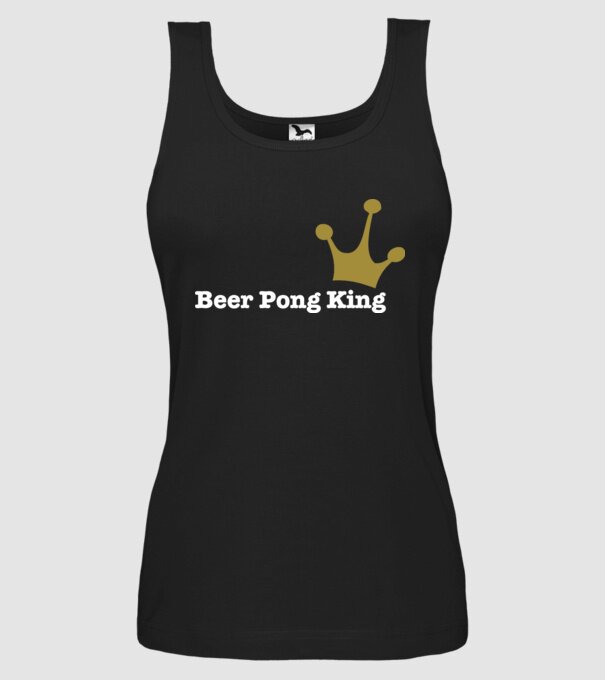 Beerpong model negru pe tricou